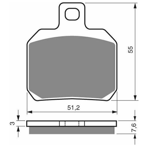 Колодки тормозные дисковые GOLDfren 152 K5 кросс SBS 730, EBC FA 266, Ferodo FDB 2074, TRW MCB700