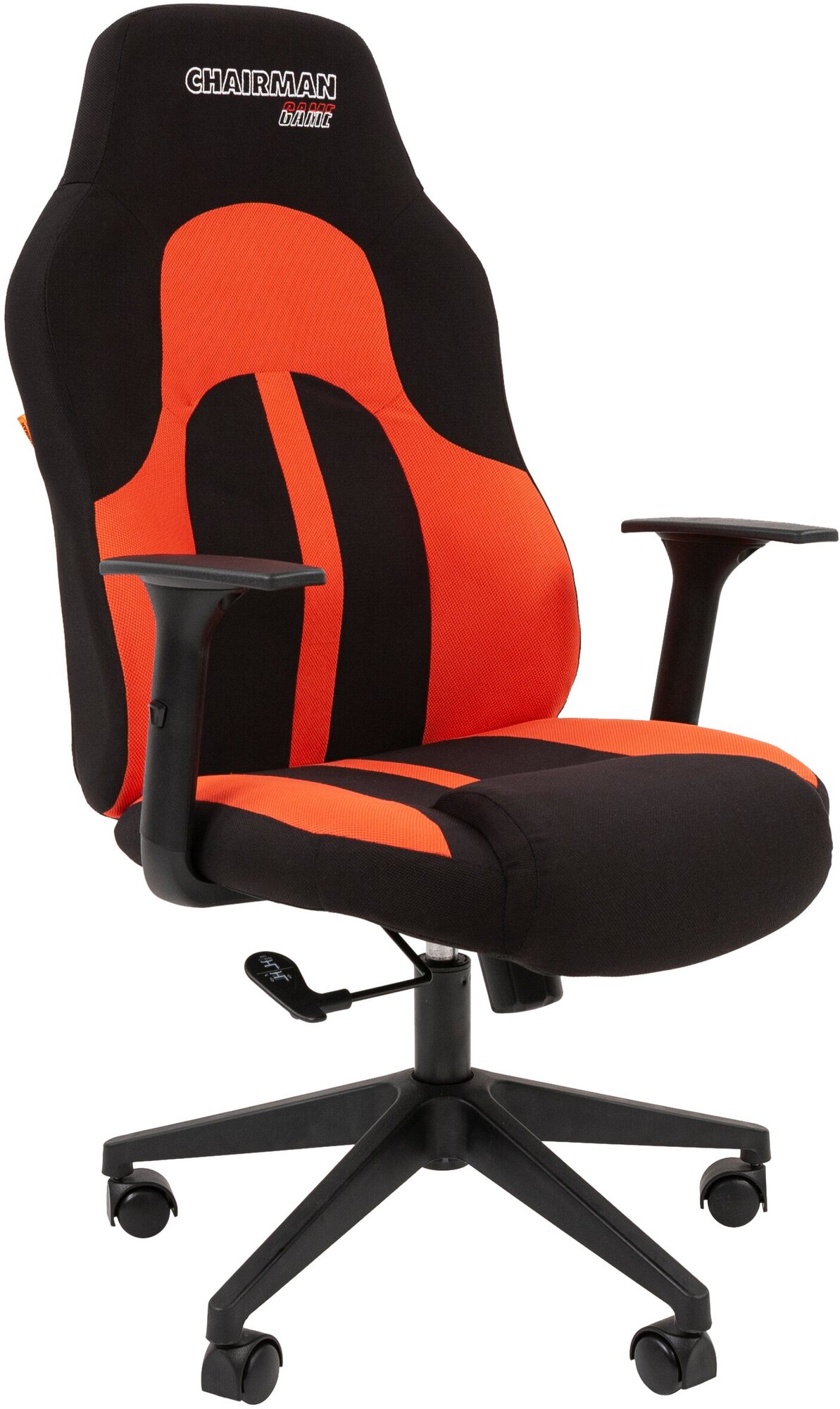 Игровое компьютерное кресло CHAIRMAN GAME 11, ткань, черный/красный