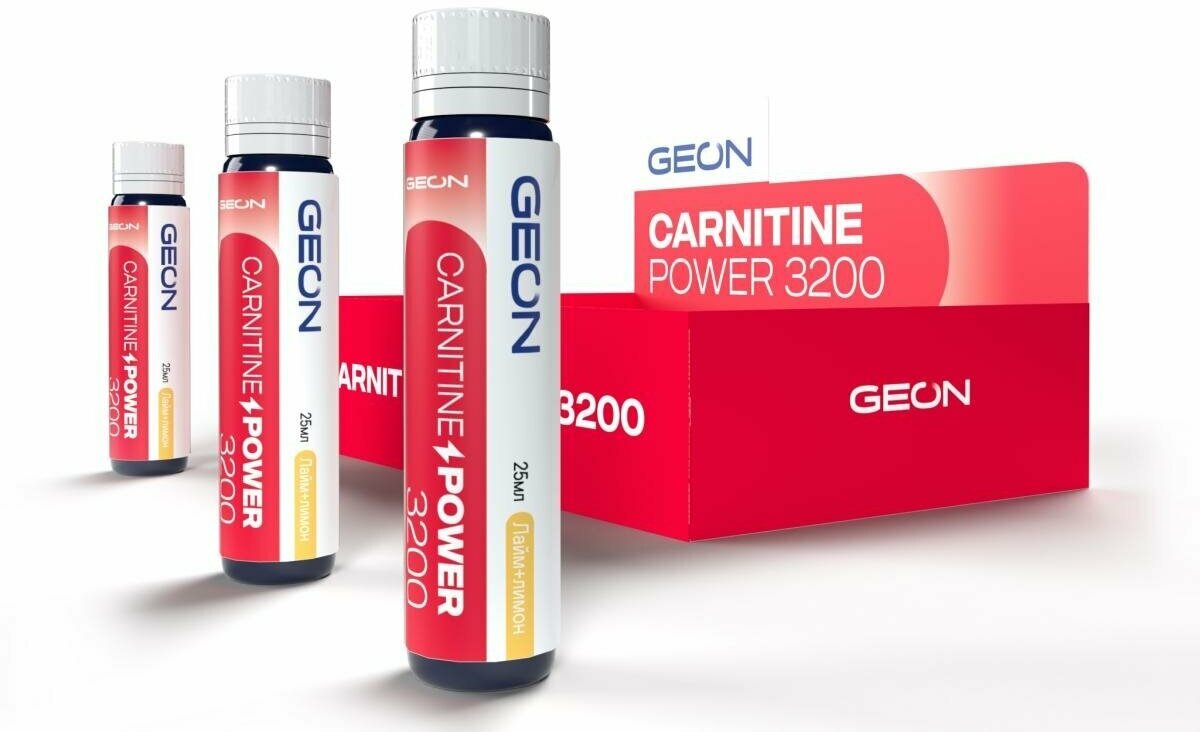 GEON Carnitine Power 3200 20x25мл Лайм-лимон