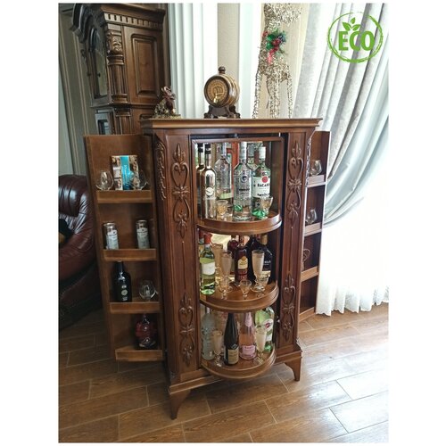 Винный шкаф-бар winsome wood macon винный бар мебель винный стеллаж барный шкаф