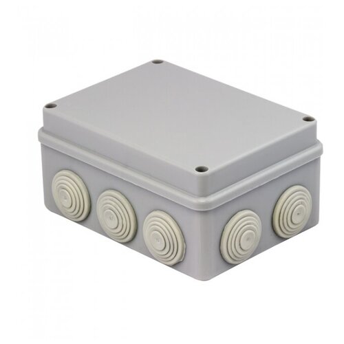 Коробка распаячная КМР-050-041 пылевлагозащитная 10 мембранных вводов уплотнительный шнур (150х110х70) PROxima. plc-kmr-050-041 EKF