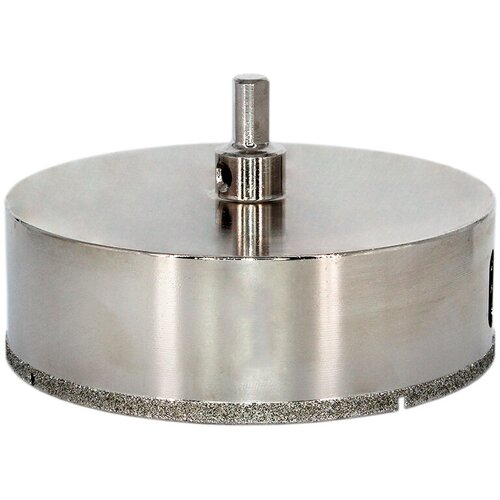 Коронка алмазная 125 мм с центрирующим сверлом по керамограниту, кафелю, керамике