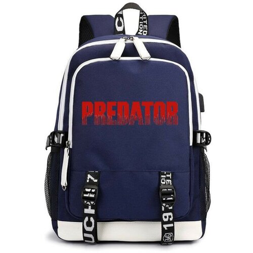 Рюкзак Хищник (Predator) синий с USB-портом №2