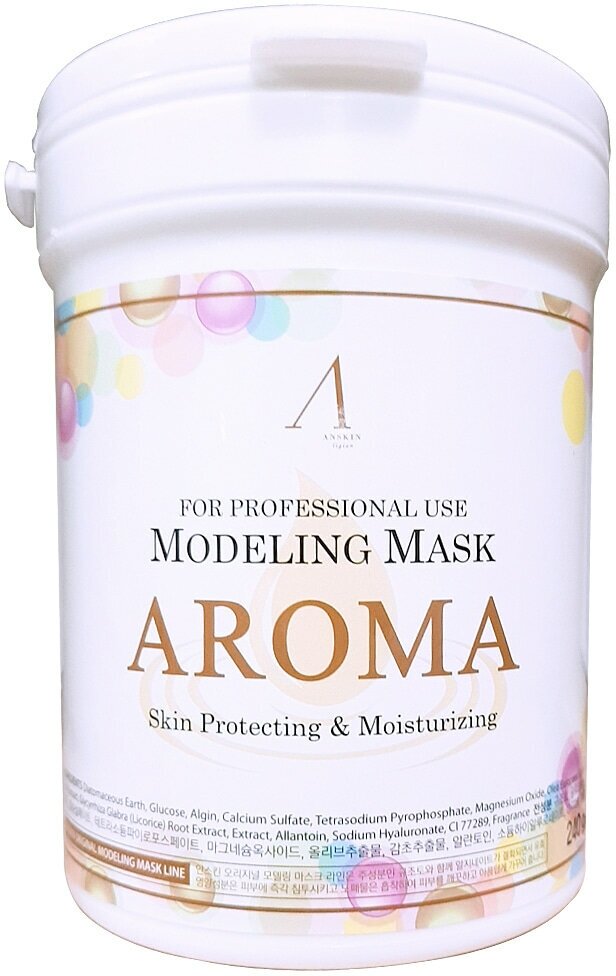 Альгинатная антивозрастная питательная маска для лица (банка) Anskin Original Aroma Modeling Mask / Container (240 гр)