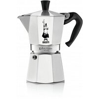 Гейзерная кофеварка Bialetti Moka Express (6 чашек) 1163, серебристый