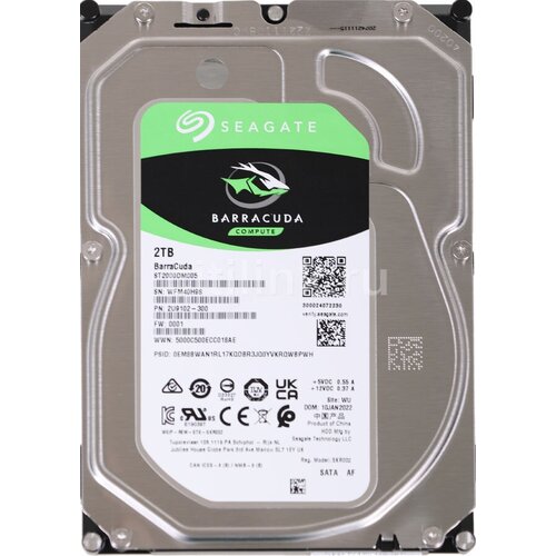 Жесткий диск Seagate SATA-III 2Tb ST2000DM005 Desktop Barracuda 5400rpm 256Mb 35 8470₽