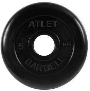 Диск MB Barbell MB-AtletB51 5 кг 1 шт. черный