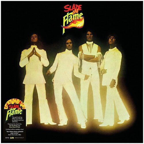 SLADE Slade In Flame, LP (Coloured Vinyl, Yellow-Red Splatter) slade slade in flame lp coloured vinyl yellow
