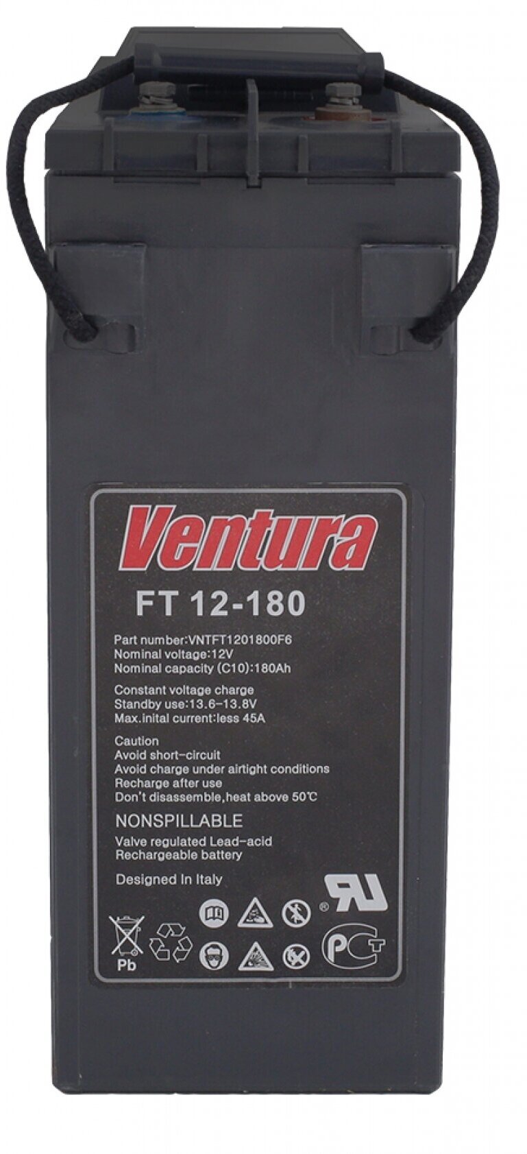 Аккумуляторная батарея Ventura FT 12-180 12В 180 А·ч