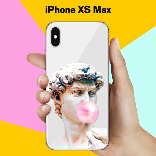 Силиконовый чехол Давид на Apple iPhone Xs Max силиконовый чехол лимон на apple iphone xs max