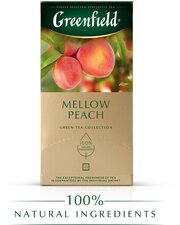 Чай зеленый Greenfield Mellow Peach в пакетиках, 25 пак.