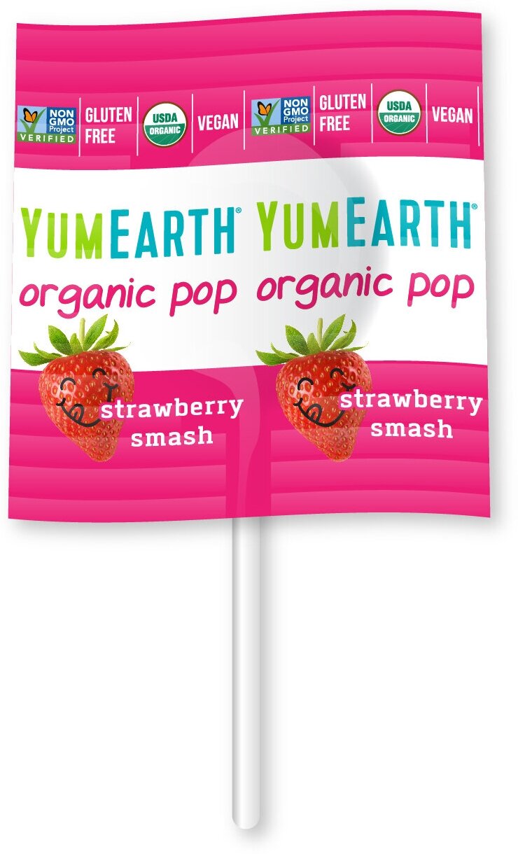 Органические Леденцы YumEarth Organic Vitamin С Lollipops, на палочке, без глютена и без аллергенов, только натуральные ингредиенты, веган, Ассорти, 14 леденцов