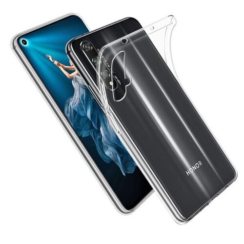 Чехол силиконовый для Huawei Honor 20 / TPU, прозрачный /