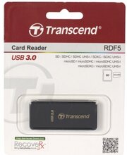Картридер Transcend RDF5K SDXC/SDHC/microSDXC/microSDHC USB 3.0 black