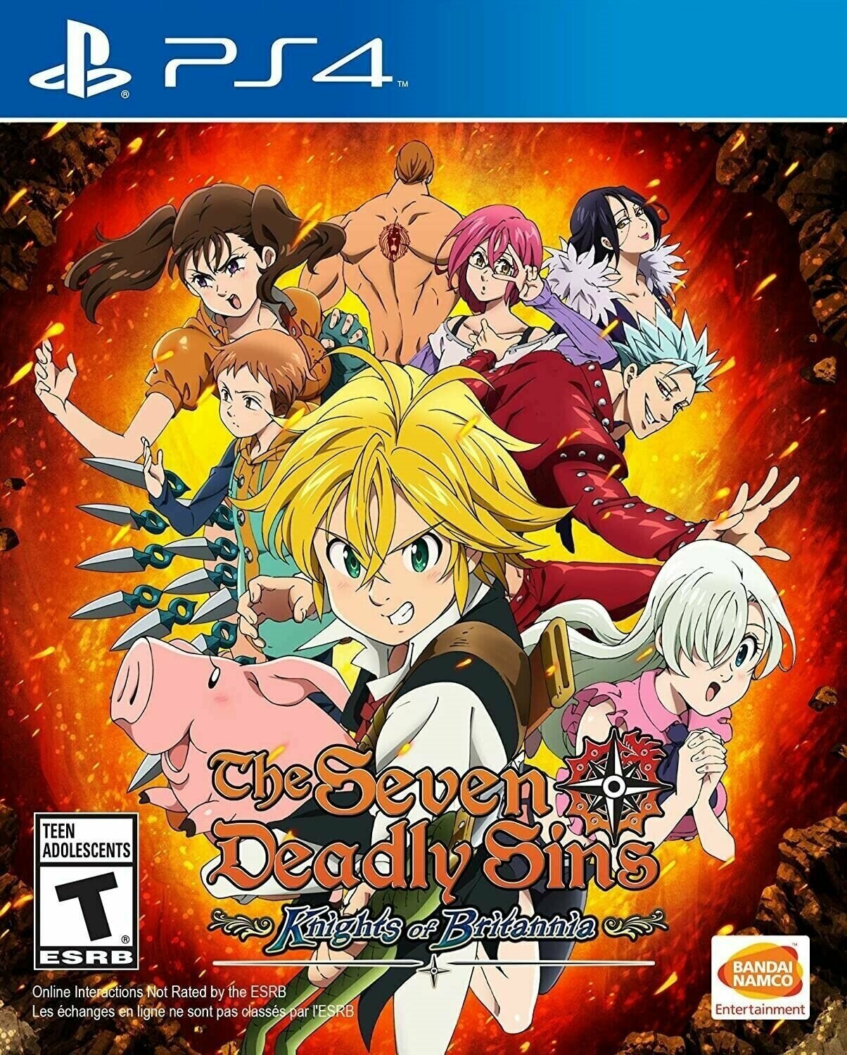 Игра The Seven Deadly Sins: Knights of Britannia (PlayStation 4, Английская версия)