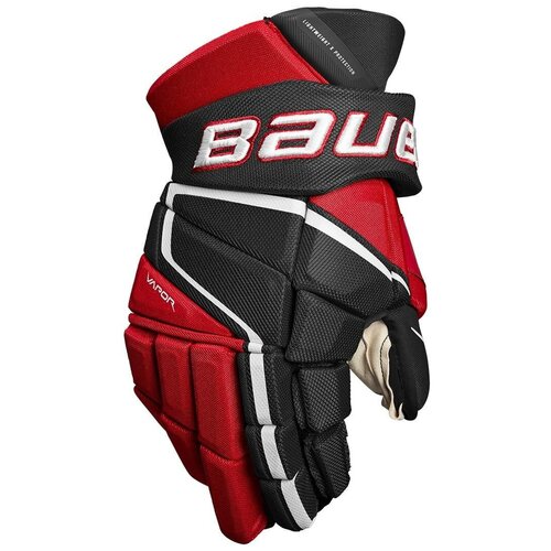 перчатки хоккейные bauer vapor 3x s22 int р 12 черно красный 1059959 Перчатки Bauer Vapor 3X Pro S22 INT BKR (1059958) (12)