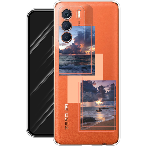 Силиконовый чехол на Infinix Zero 5G 2023 / Инфиникс Зеро 5G 2023 Sky collage, прозрачный силиконовый чехол солнечные цветы на infinix zero 5g 2023 инфиникс зеро 5g 2023