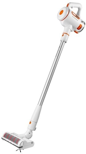 Пылесос вертикальный беспроводной Maunfeld Mf-2034or Pro, белый/оранжевый .