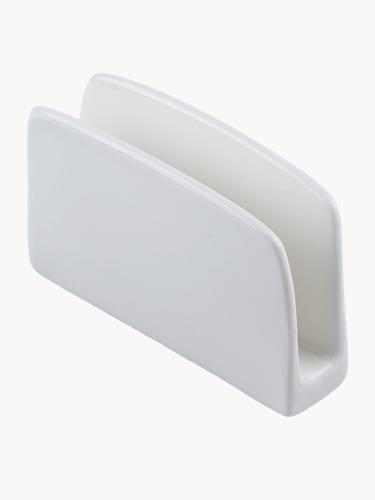 Салфетница фарфоровая Magistro «Бланш», 12×4×7 см, цвет белый