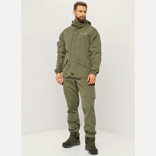Изображение товара Костюм демисезонный Huntsman Горка-3 Хаки Смесовая Рип-Стоп, разм. 56-58/182-188
