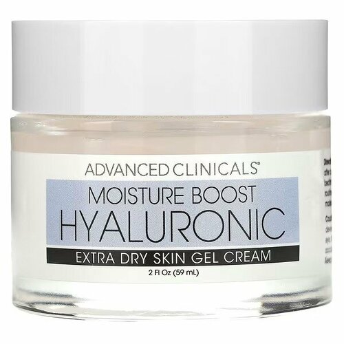 Advanced Clinicals, Moisture Boost Hyaluronic, крем-гель для очень сухой кожи 59 мл