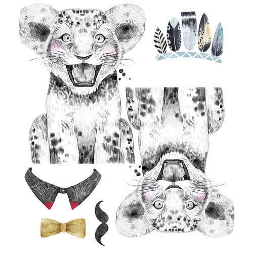 Наклейки интерьерные на стену Boys pride