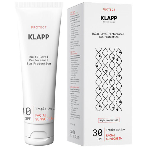 Солнцезащитный крем для лица Klapp Multi Level SPF30, 50 мл