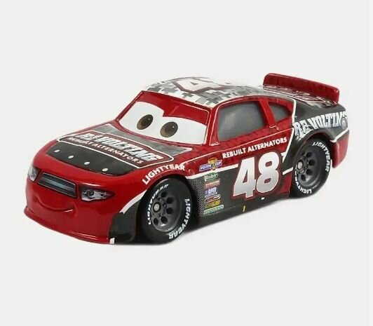 фото Литая коллекционная металлическая машинка из мультфильма "Тачки" (Cars) гонщик номер 48