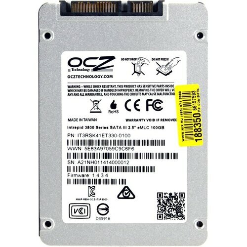 SSD OCZ Intrepid 3800 <3800 IT3RSK41ET330-0100> (100 Гб, 2.5", SATA, eMLC (Enterprise Multi-Level Cell))