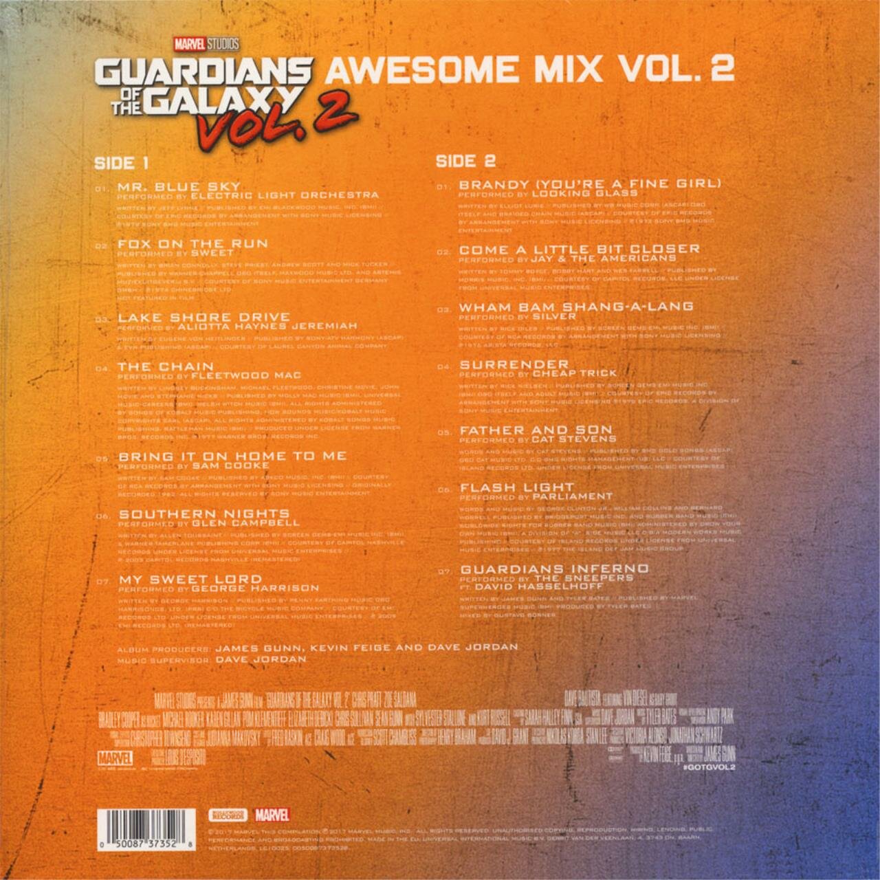 Саундтрек Саундтрек - Guardians Of The Galaxy Vol.2 Hollywood Records - фото №12