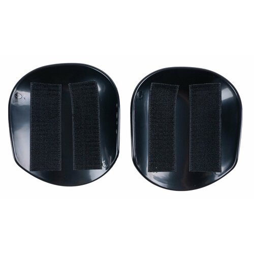комплект пластиковых щитков для наколенников tech team rb eva черный s Комплект сменных пластиковых щитков (RB/EVA), (S), black