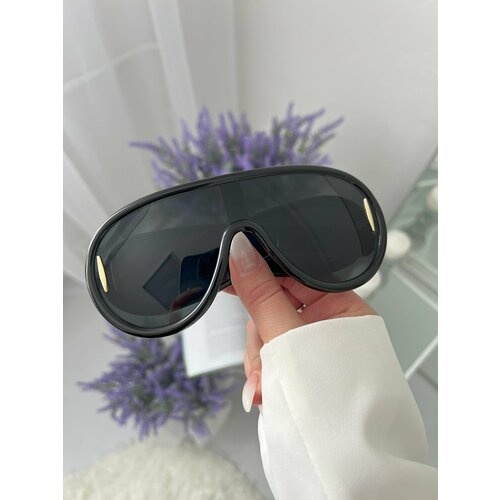 Солнцезащитные очки YuliyaMoon, белый, черный