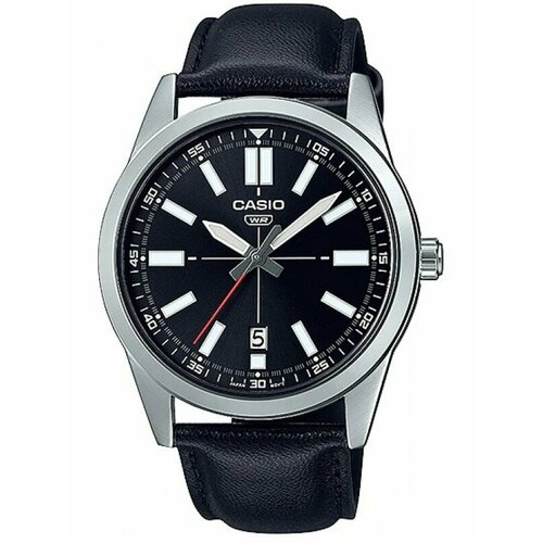 наручные часы casio collection casio mtp b200d 1e серебряный Наручные часы CASIO, черный