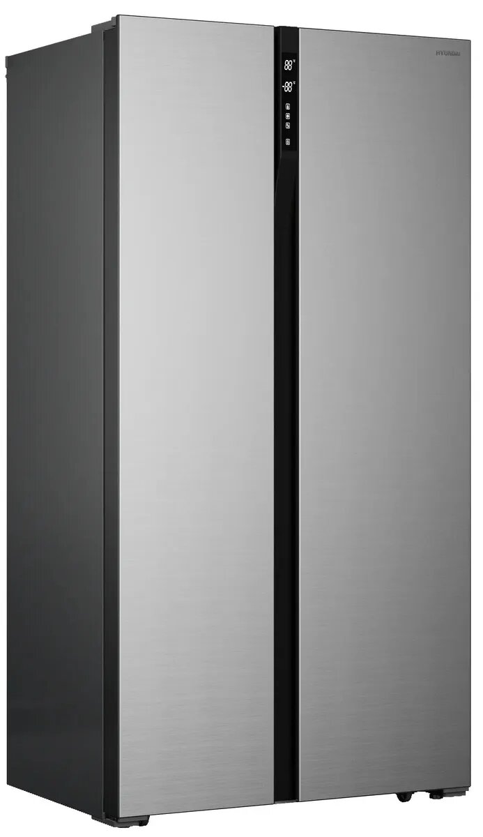 Холодильник Side-by-Side Hyundai CS4505F нержавеющая сталь