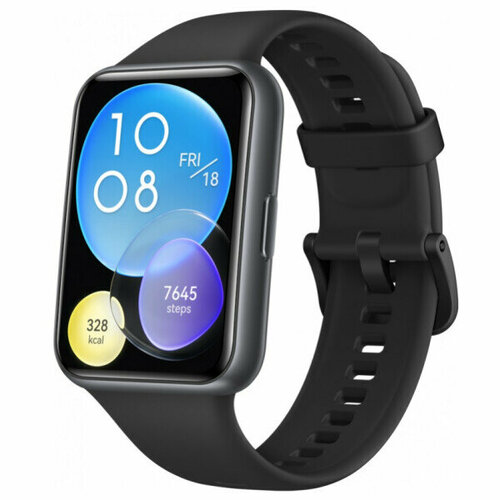 Умные часы Huawei Watch Fit 2 Midnight Black (YDA-B09S) умные часы huawei watch fit 2 yoda b09s midnight black silicone strap 55028916