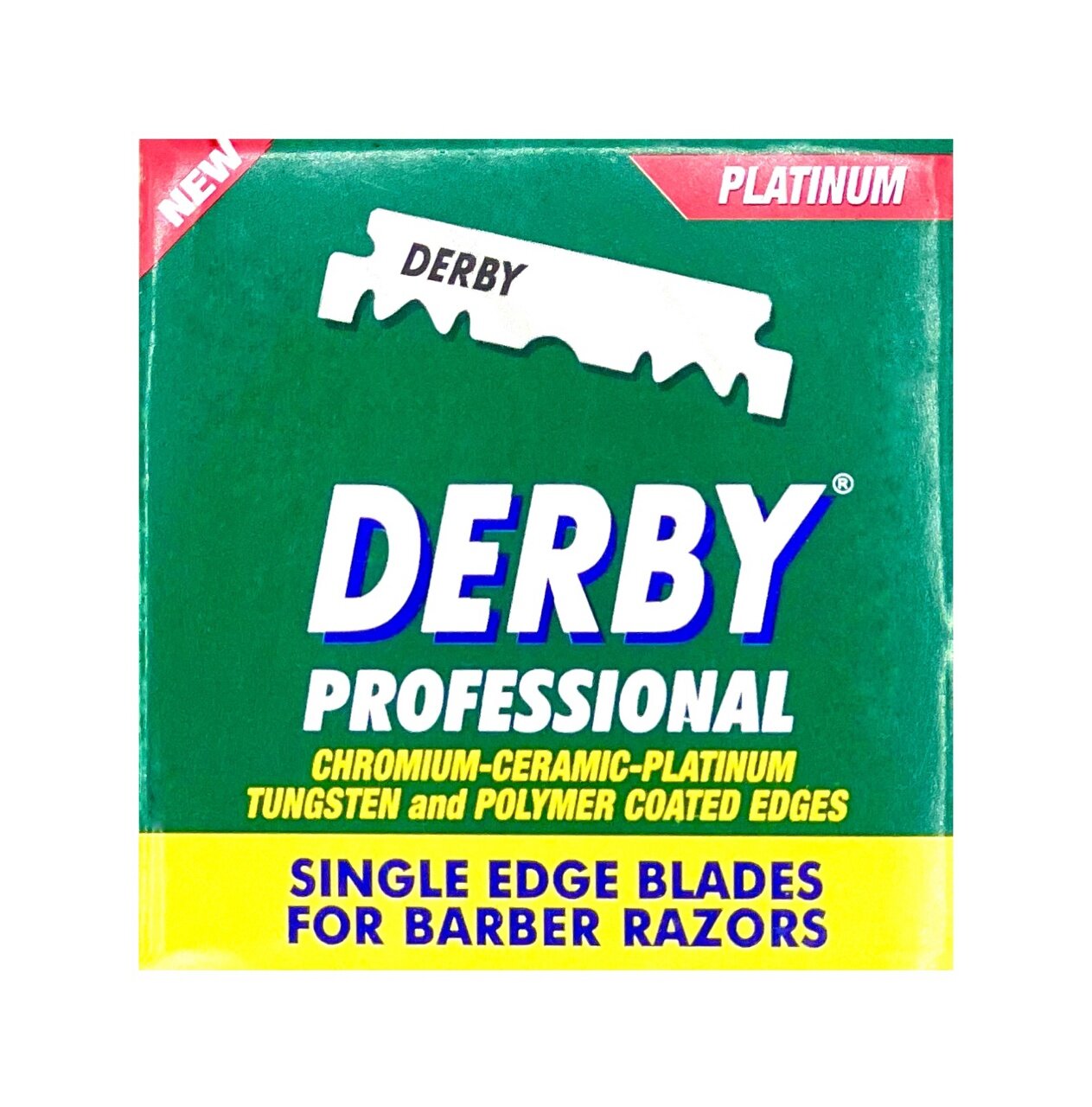 Лезвия односторонние для хиджамы Derby Professional, Турция (100 шт)