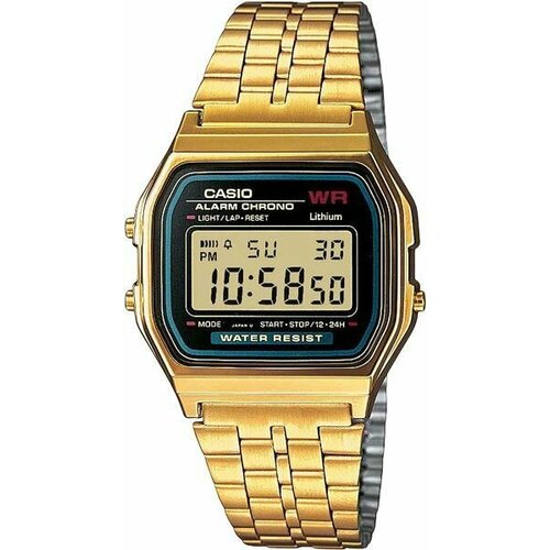 Наручные часы CASIO A159WGEA-1E, золотой, желтый