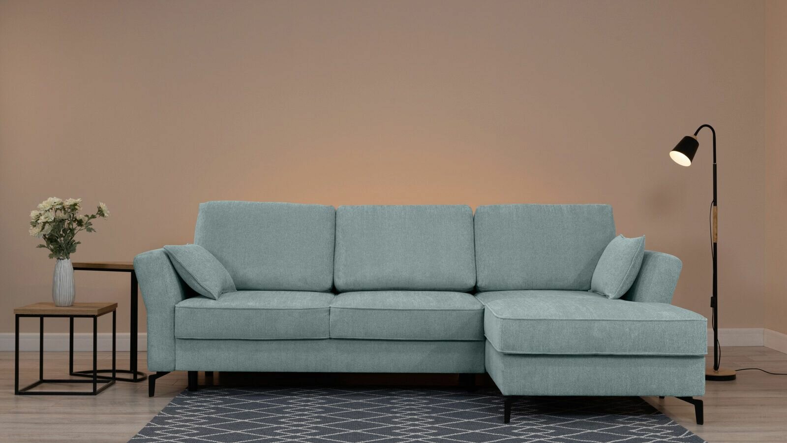 фото Диван угловой Harper R-Тк. Raven 06