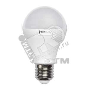 1033697 Лампа светодиодная (LED) «груша» d60мм E27 180° 10Вт 220-240В матовая тепло-белая желтая 3000К Jazzway - фото №10