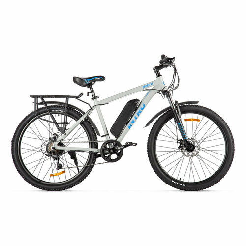 Электровелосипед Intro Sport XT (Серо-синий) 2024