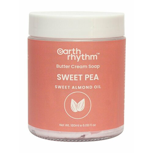 Крем-мыло для тела с маслом ши и сладким миндалем Earth Rhythm Sweet Pea Butter Cream Soap 987₽