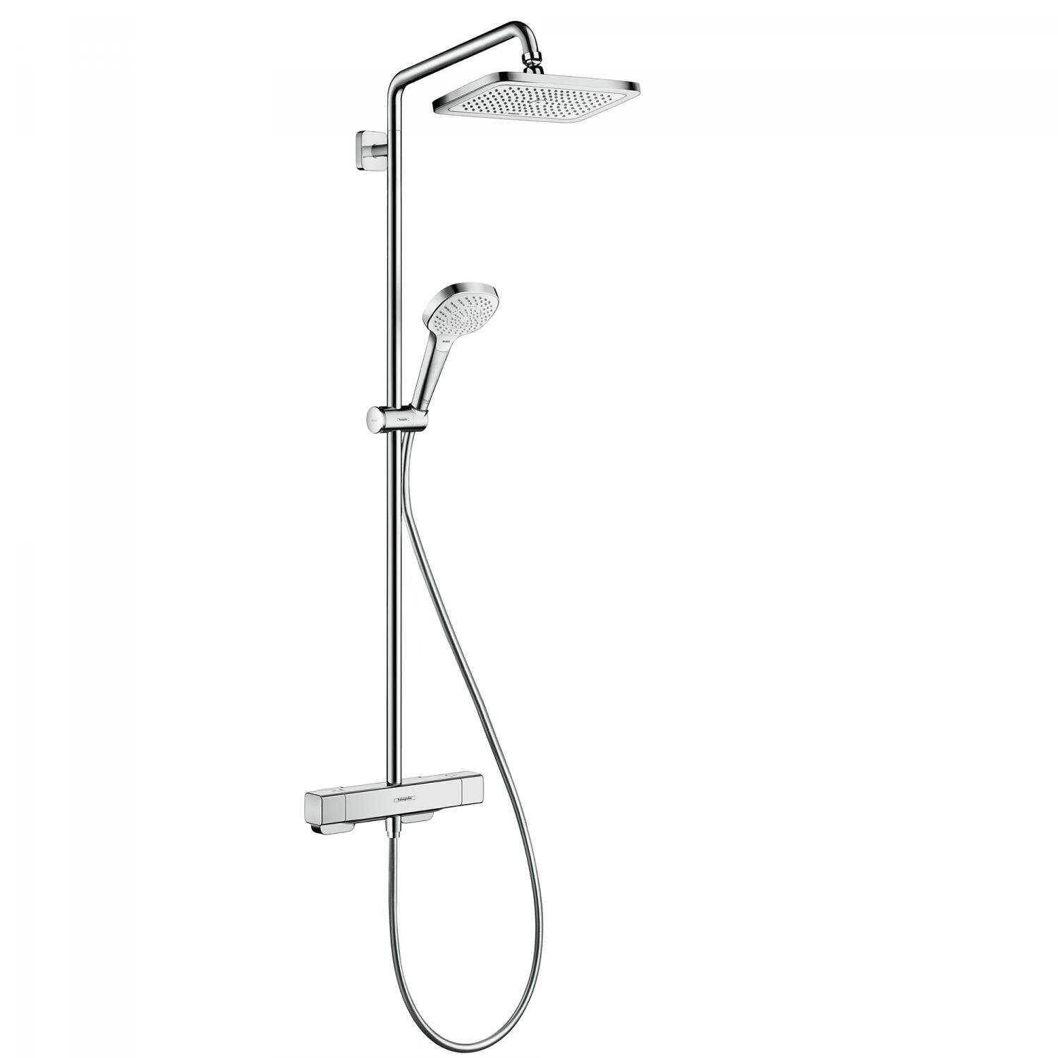 Душевая стойка hansgrohe Croma E Showerpipe 280 1jet, хром хром 1600 мм