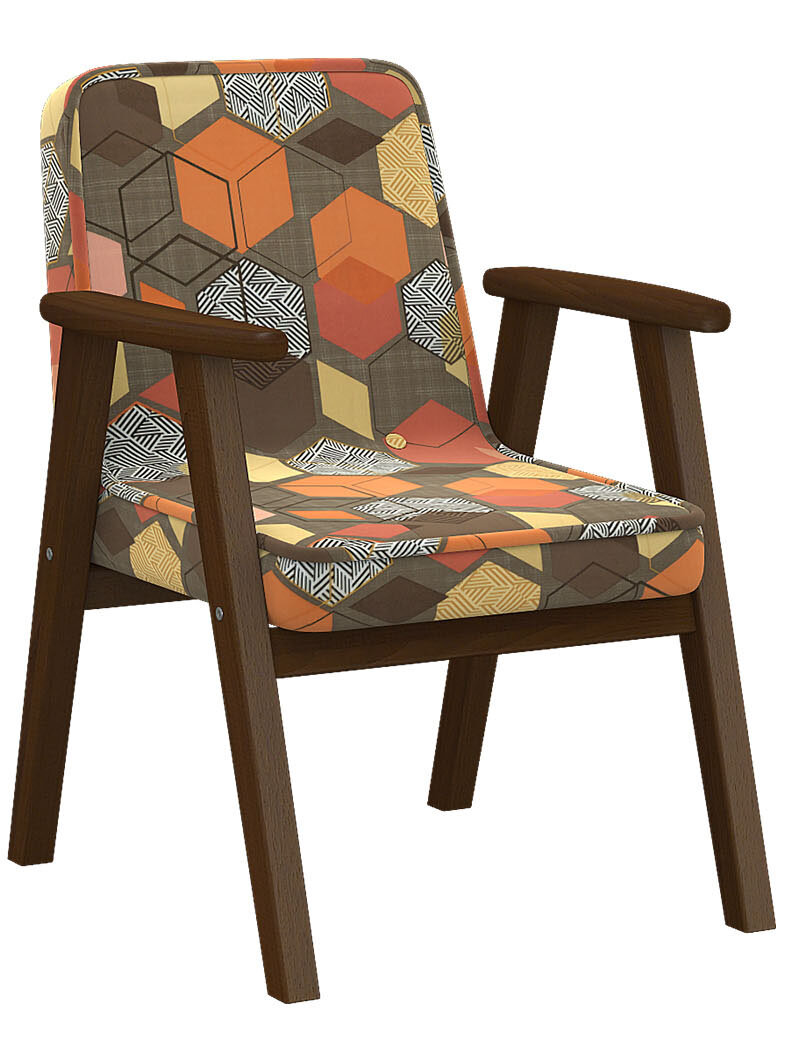 Кресло для отдыха PASSO BAGNON, разноцветная ткань