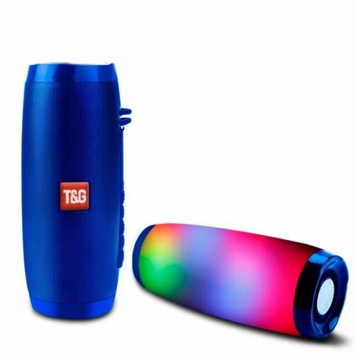 Портативная колонка с подсветкой - Комплект из двух колонок Bluetooth динамик AUX Bluetooth USB microSD Для смартфона 550000₽