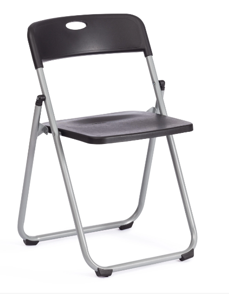 фото Стул раскладной, пластик/металл, белый