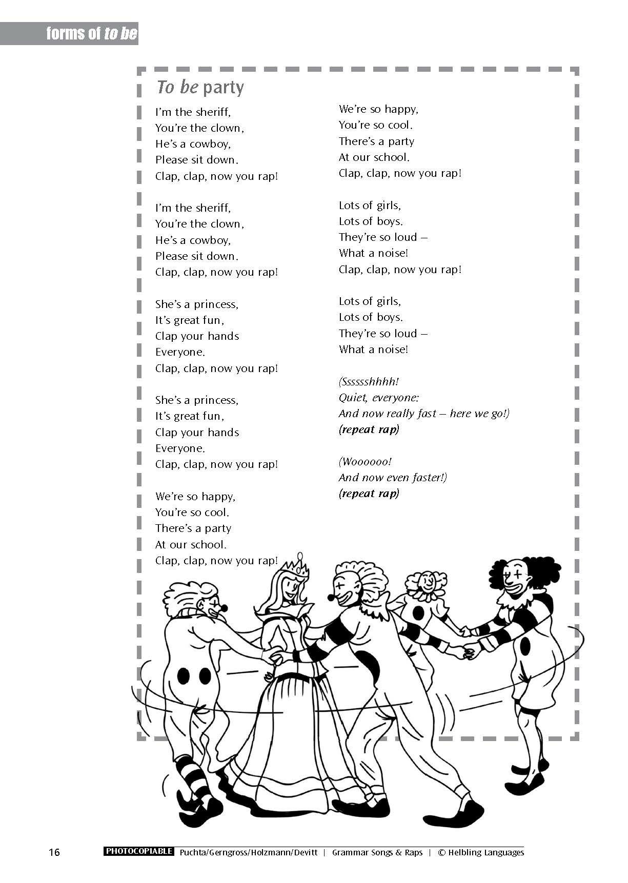 Grammar Songs and Raps. For Young Learners and Early Teens. Teacher's Book with 2 Audio CDs - фото №2