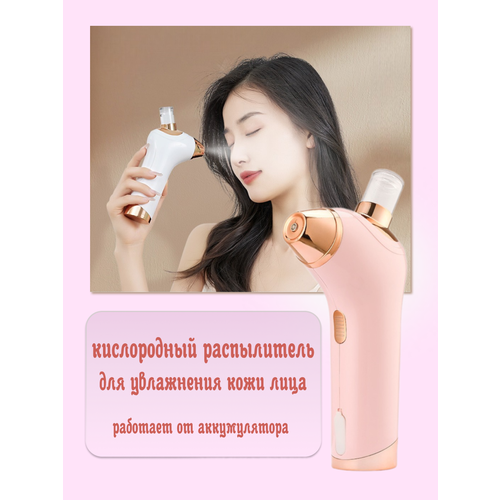 Портативный увлажнитель для кожи лица нано распылитель розовый 205900₽