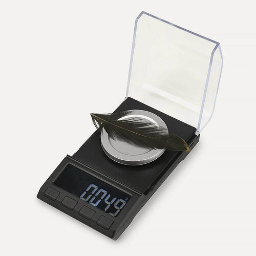 Изображение товара Точные портативные ювелирные весы 8068 (0,001-50 гр.), черные