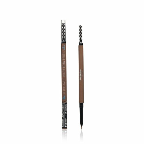 карандаш для бровей delilah карандаш для бровей с щеточкой brow line retractable eyebrow pencil Карандаш для бровей Parisa Cosmetics Автоматический, №312, коричневый