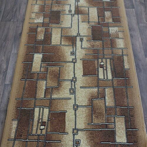 Ковровая дорожка, ковер, Фаворит, Молдавия, 42034, коричневый, 1.1*1.5 м